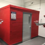 Cycle Hub changing rooms at Doncaster Station